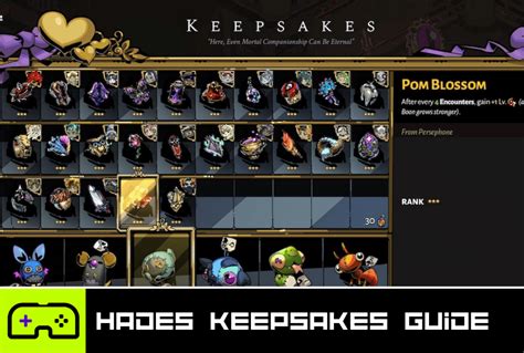 all hades keepsakes